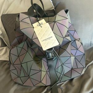 Geometric Glow backpack